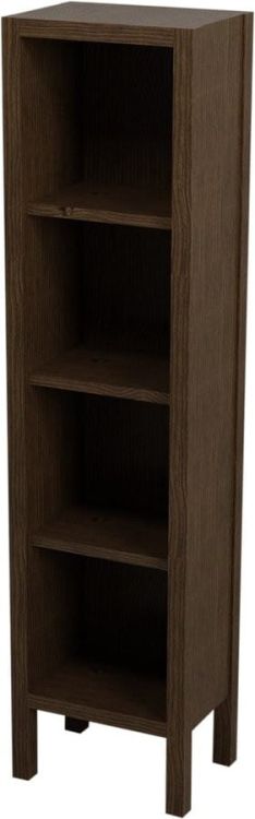 BRAND szafka z półkami 35x140x25cm, świerk bejcowany