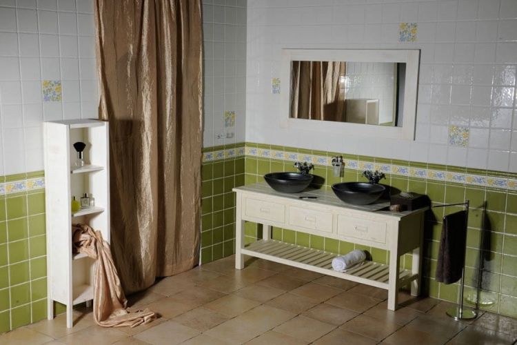 BRAND szafka z półkami 35x140x25cm, starobiała