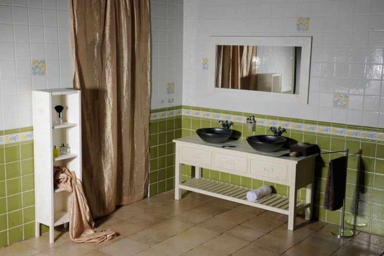 BRAND szafka z półkami 35x140x25cm, starobiała