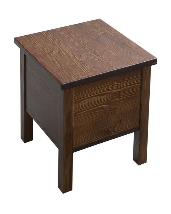 BRAND taboret ze schowkiem 35x46x35cm, starobiała