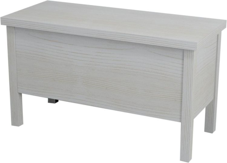 BRAND ławka ze schowkiem 80x46x35cm, starobiała