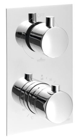 Przejdź do produktu KIMURA bateria prysznicowa podtynkowa, termostatyczna, 3 wyjścia, chrom