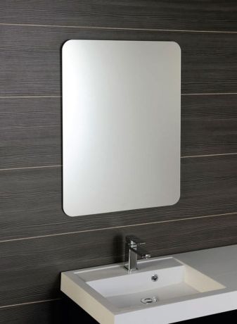 Przejdź do produktu ISHAPE lustro ze ściętą krawędzią 50x70cm, zaokrąglone rogi, CU free