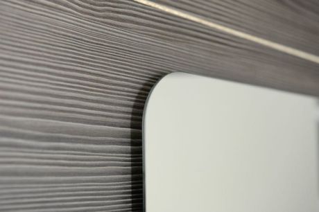 Przejdź do produktu ISHAPE lustro ze ściętą krawędzią 60x80cm, zaokrąglone rogi, CU free