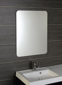ISHAPE lustro 60x80cm, prostokąt, zaokrąglone rogi, bez uchwytów