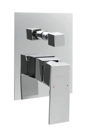 Przejdź do produktu LATUS bateria prysznicowa podtynkowa, 2 wyjścia, chrom