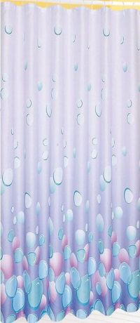 Przejdź do produktu Zasłonka 180x180cm, polyester, jasny fiolet