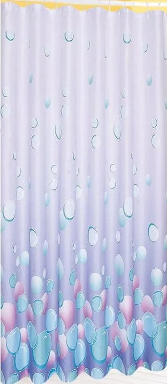 Zasłonka 180x180cm, 100% polyester, jasny fiolet