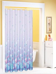 Zasłonka 180x180cm, 100% polyester, jasny fiolet