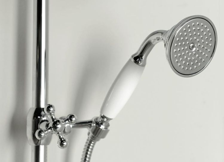 ANTEA zestaw prysznicowy z baterią termostatyczną, chrom