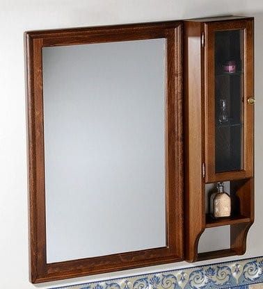 RETRO szafka do lustra 25x115cm, buk, lewa