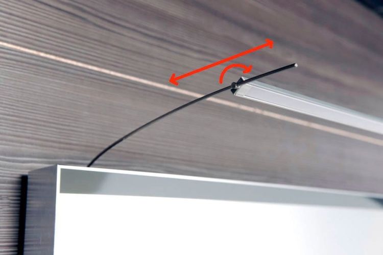 TREX LED oświetlenie naścienne 47cm, 7W, aluminium