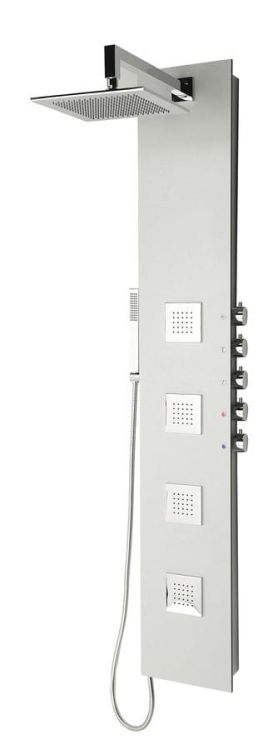 5SIDE SQUARE panel prysznicowy 250x1550mm, aluminium