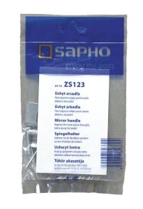 Uchwyt lustra samoprzylepny 120x80x1 mm