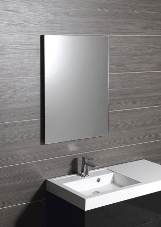Przejdź do produktu PLAIN lustro ze ściętą krawędzią 50x70cm, zaokrąglone rogi, CU free