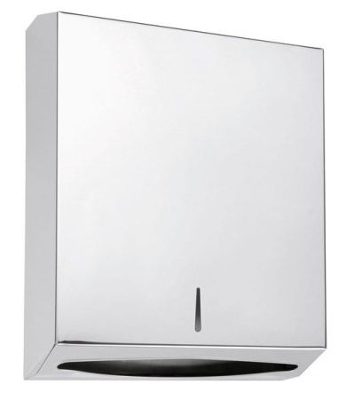 Przejdź do produktu Zasobnik na ręczniki papierowe 285x370x100mm, stal nierdzewna szczotkowana