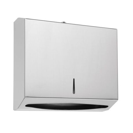 Przejdź do produktu Zasobnik na ręczniki papierowe 285x260x100mm, stal nierdzewna szczotkowana