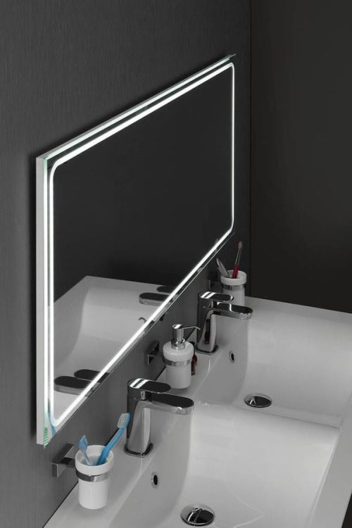 GEMINI Lustro z podświetleniem LED 110x65cm