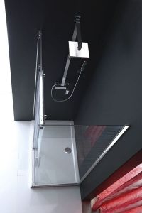 ALTIS LINE drzwi prysznicowe 1500mm, szkło czyste