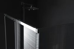 ALTIS LINE ścianka boczna 800mm, szkło czyste