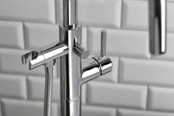 RHAPSODY bateria wannowa z podłączeniem do podłogi, 1050mm, chrom