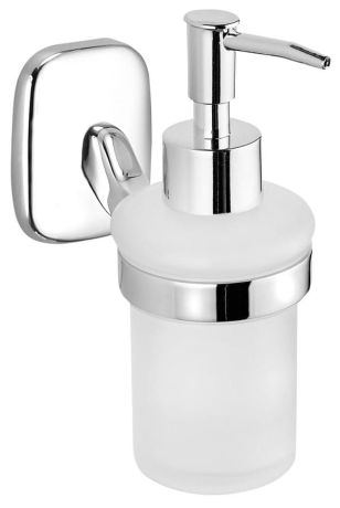 Przejdź do produktu RUMBA dozownik mydła 160ml, szkło mleczne, chrom