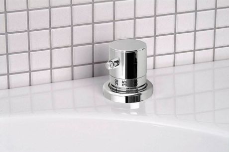 Przejdź do produktu Termostatyczna głowica na brzeg wanny, chrom