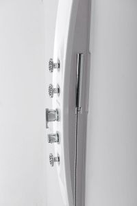 MOLA panel prysznicowy 210x1300mm z baterią termostatyczną, naścienny