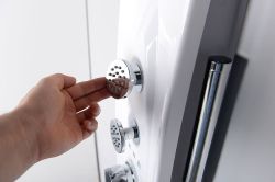MOLA panel prysznicowy 210x1300mm z baterią termostatyczną, naścienny