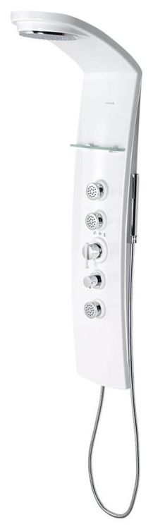 LUK panel prysznicowy 250x1300mm z baterią termostatyczną, narożny