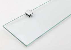 SAMBA półka szklana, chrom