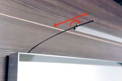 TREX TOUCHLESS LED oświetlenie naścienne 47cm 7W, czujnik bezdotykowy, aluminium