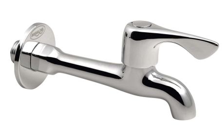 Przejdź do produktu Zawór kulowy ścienny 1/2", długi, chrom