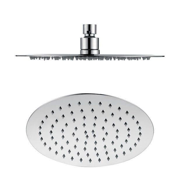 SLIM deszczownia, koło 250mm, stal nierdzewna polerowana