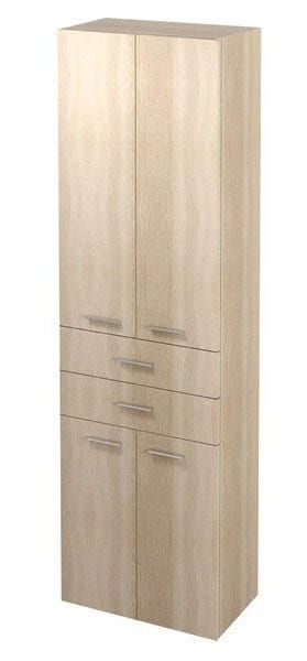 ZOJA/KERAMIA FRESH szafka wysoka z szufladami 50x184x29cm, dąb platin