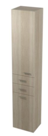 Przejdź do produktu ZOJA/KERAMIA FRESH szafka wysoka z koszem na bieliznę 35x184x29cm, lewa, dąb platin