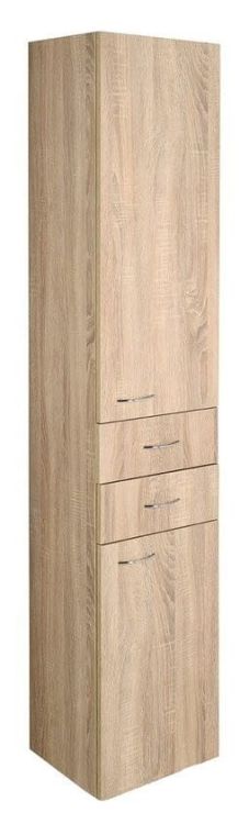 ZOJA/KERAMIA FRESH szafka wysoka 35x184x29cm, dąb platin