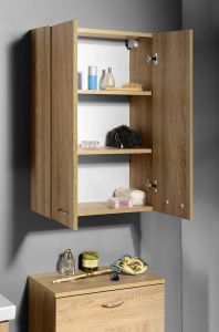 ZOJA/KERAMIA FRESH szafka wisząca 50x76x23cm, dąb platin