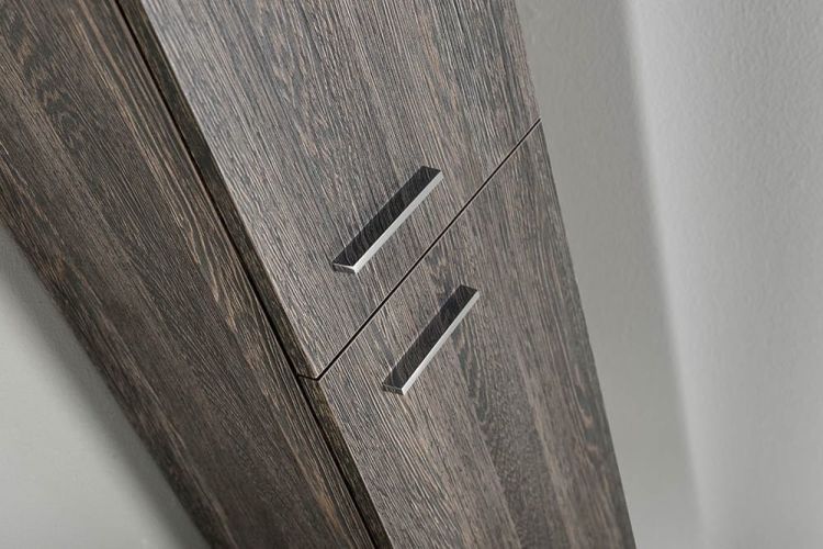 ZOJA/KERAMIA FRESH szafka wysoka 30x140x25cm, mali wenge