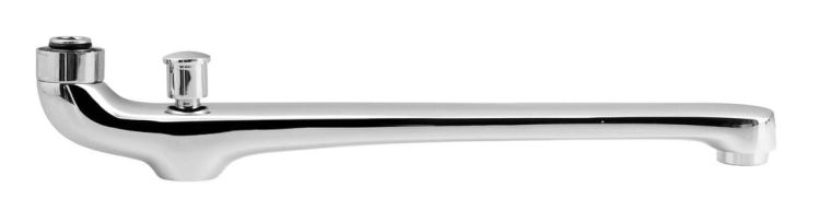 Wylewka z przełącznikiem, 3/4'x300mm, chrom