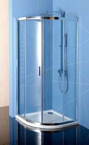 EASY LINE kabina prysznicowa półokrągła 900x900mm, L/R, szkło czyste