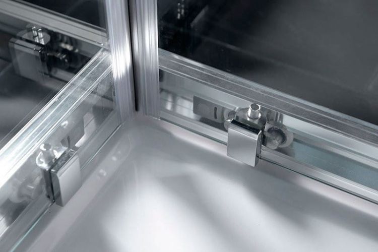 EASY LINE kabina prysznicowa narożna 800x800mm, szkło czyste