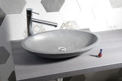 RHAPSODY bateria umywalkowa wysoka z przedłużoną wylewką, bez odpływu, chrom