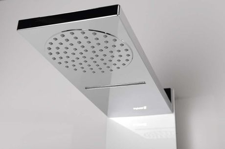 Przejdź do produktu SOUL 200 panel prysznicowy 210x1500mm z baterią termostatyczną, biały