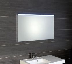 BORA lustro w ramie 1000x600mm z oświetleniem LED i przełącznikiem, chrom