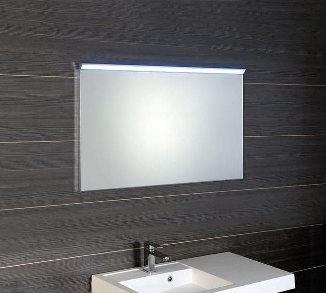 BORA lustro w ramie 1000x600mm z oświetleniem LED i przełącznikiem, chrom