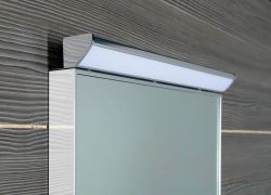 BORA lustro w ramie 1000x600mm z oświetleniem LED i przełącznikiem, chrom