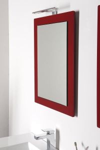 MITRA lustro w ramie 72x52x4cm, bordowe