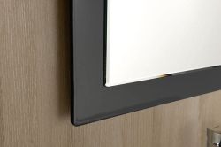 MITRA lustro w ramie 92x72x4cm, antracyt