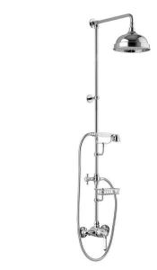 VIENNA zestaw prysznicowy z baterią, mydelniczka, wys. 1291mm,chrom